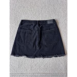 Denim mini skirt AMERICAN EAGLE hi rise festival mini 5 button size 2